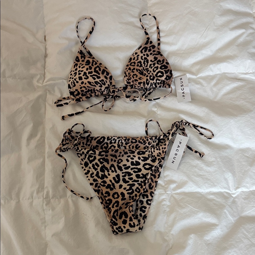 PacSun Animal Print Bikini Set